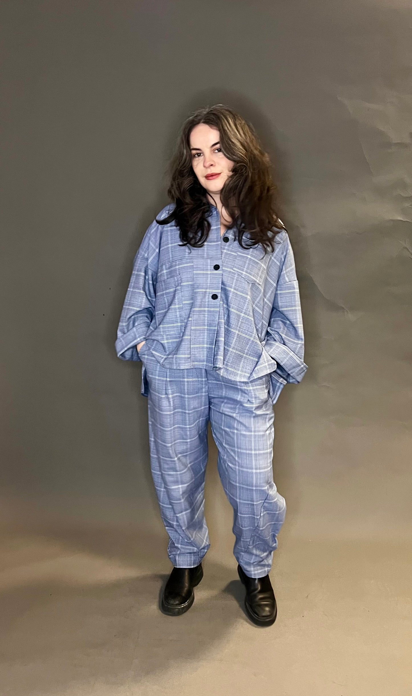 ID Clothing Oversized Checked Shacket (colour options available)