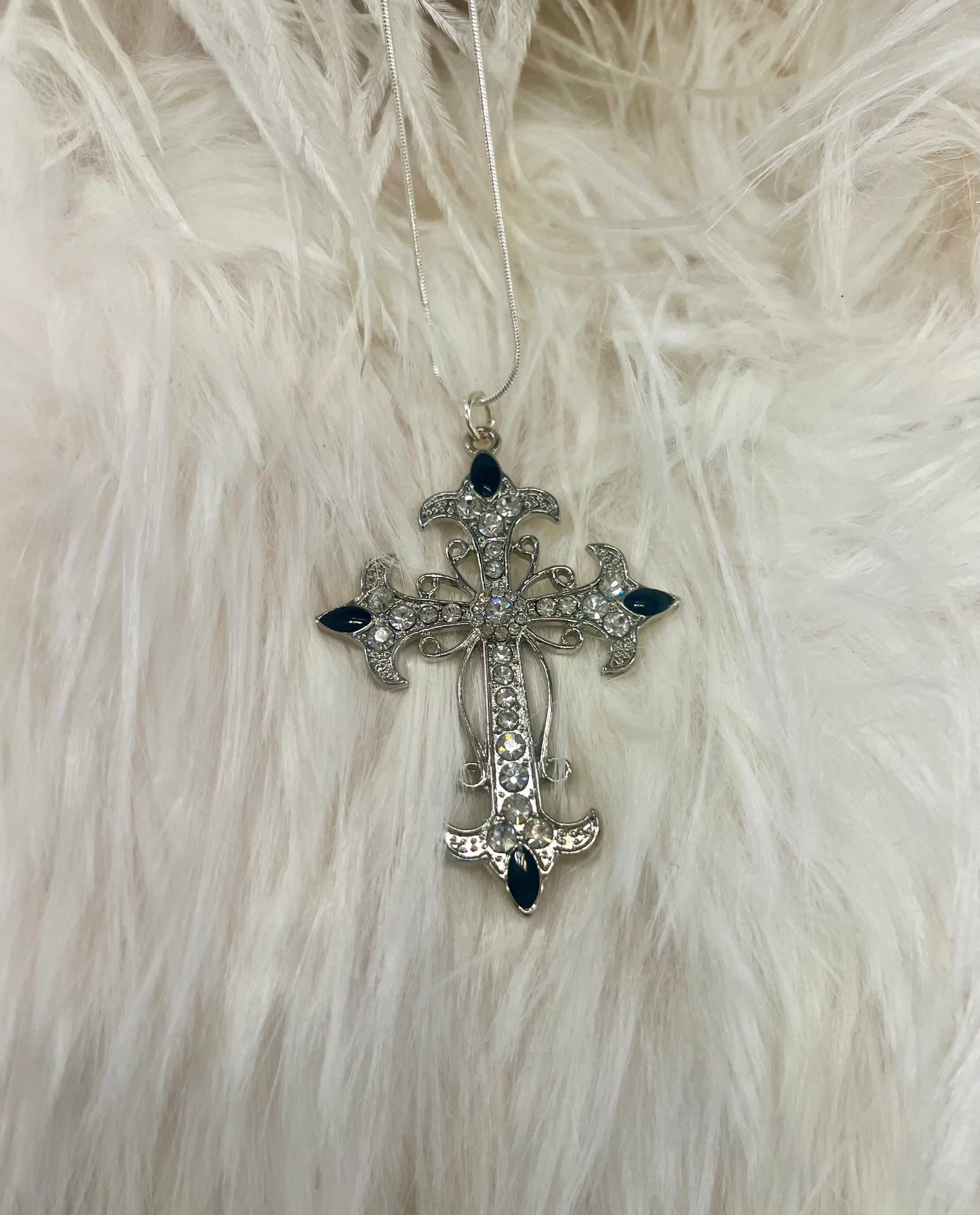 Funky Cross Necklace by Gill M