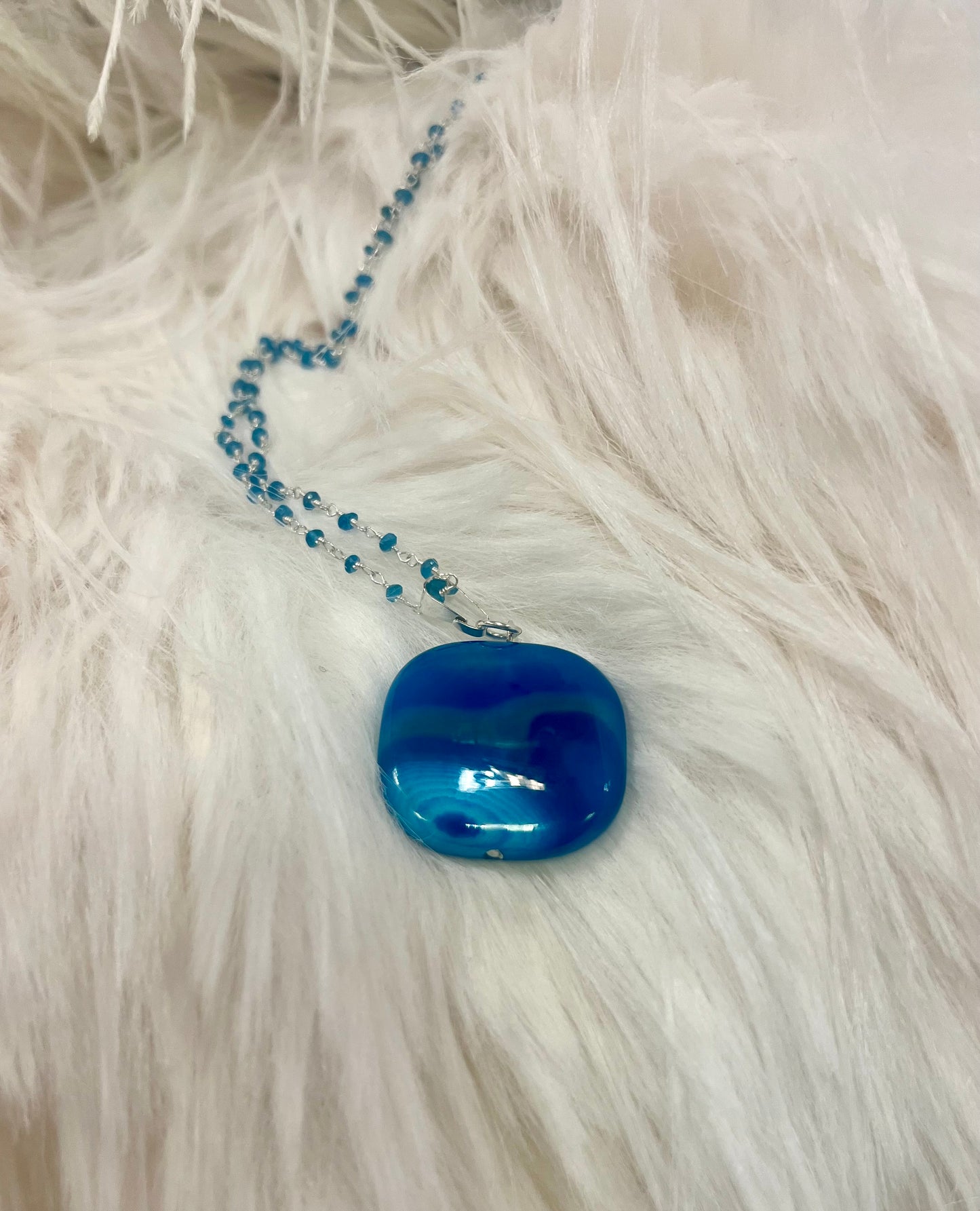 Large Crystal Pendant Necklaces by Gill M (different options available)