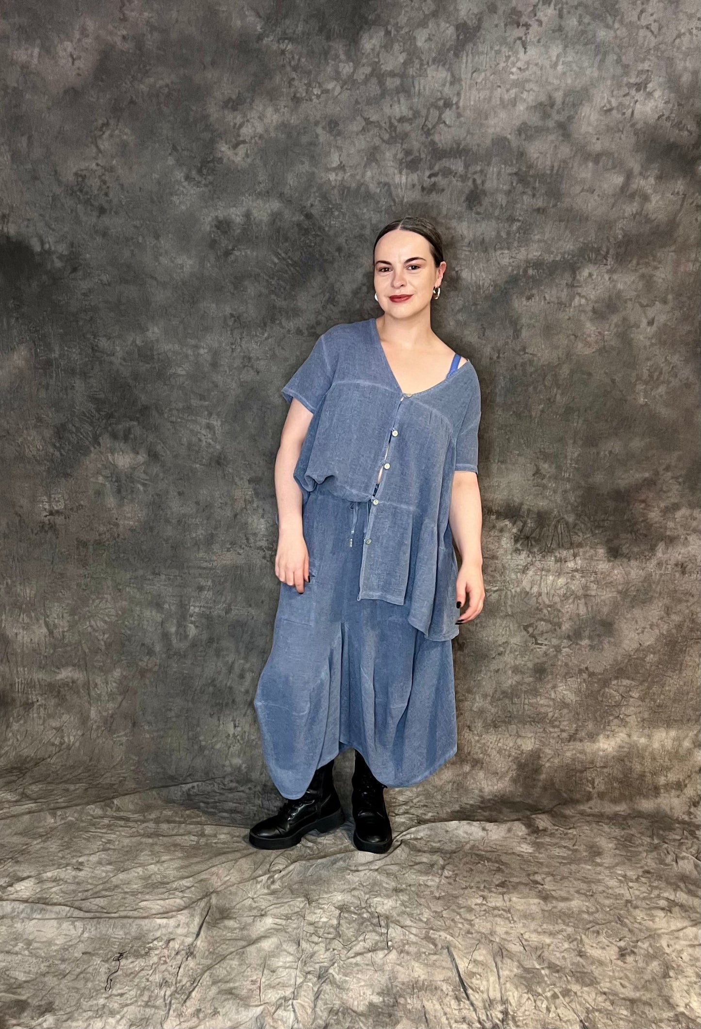 Made In Italy Drop Crotch Trousers (colour options available)