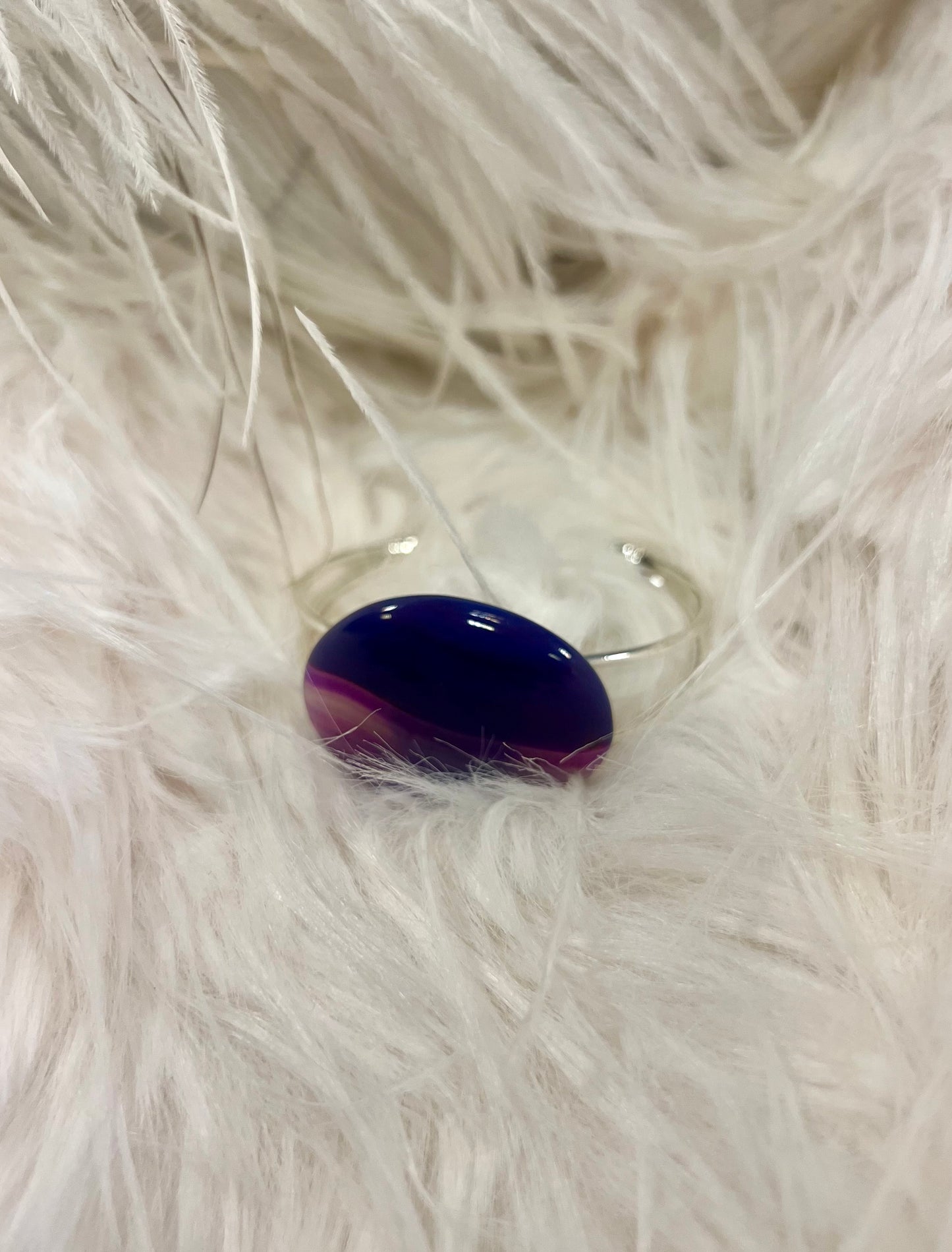 Purple Agate Jewellery Set by Gill M
