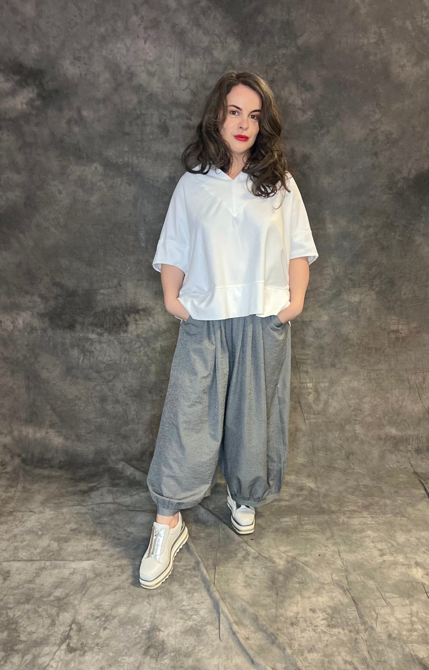 ID Clothing V-Neck Boxy Tee (colour options available)