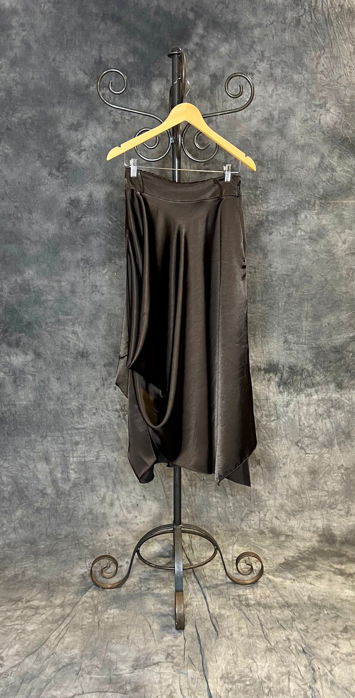 Provocation Faux Satin Skirt