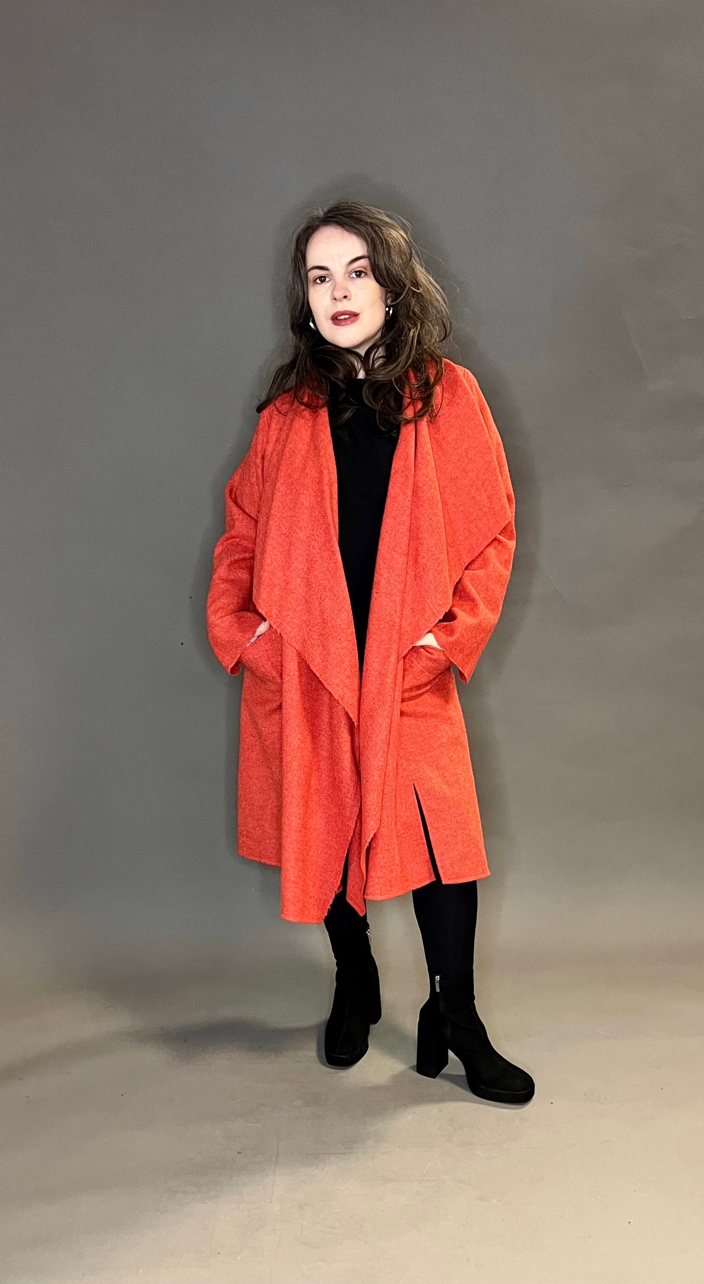 Terry Macey Edy in Coral Wool