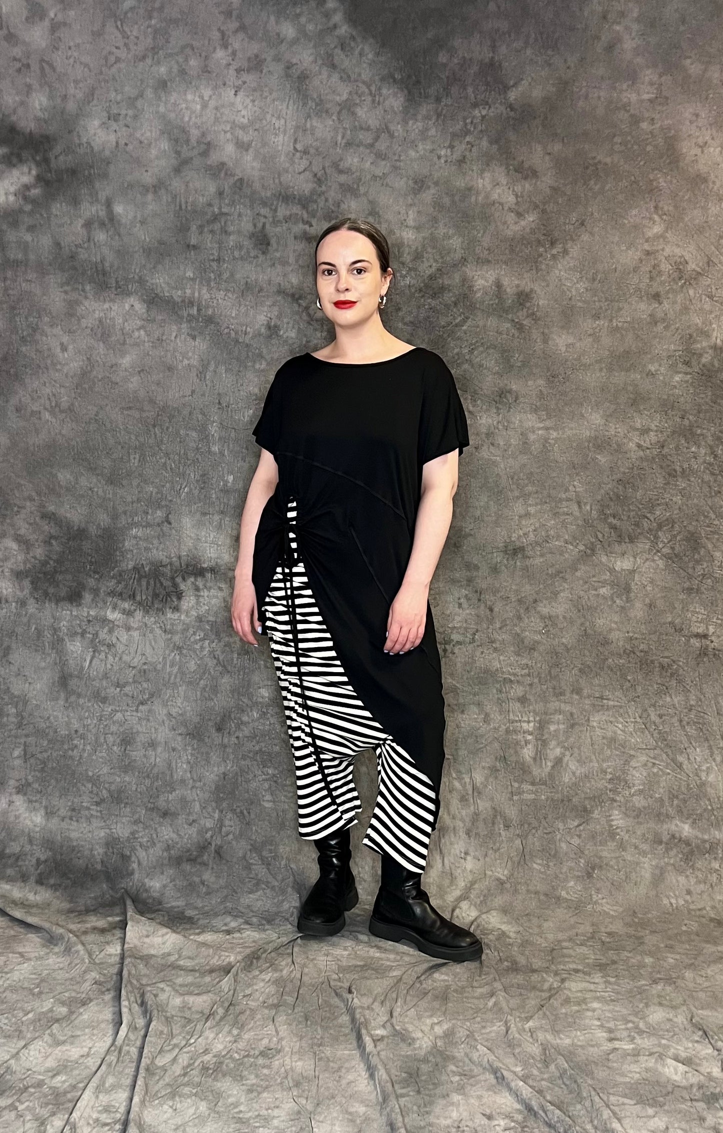 Provocation Striped Harem Trousers