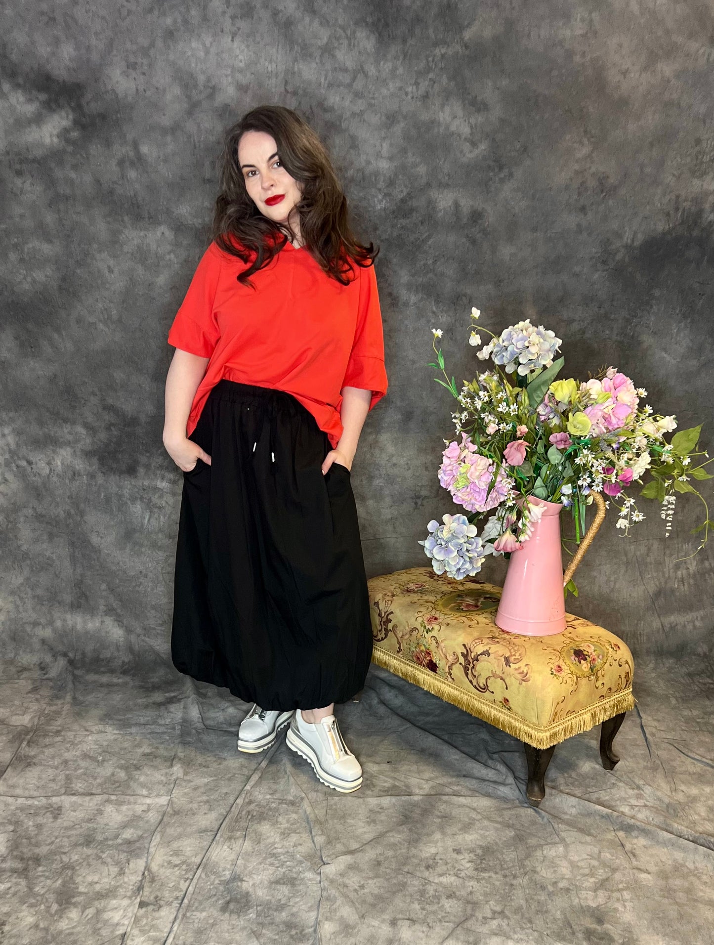 ID Clothing Bubble Hem Skirt (colour options available)