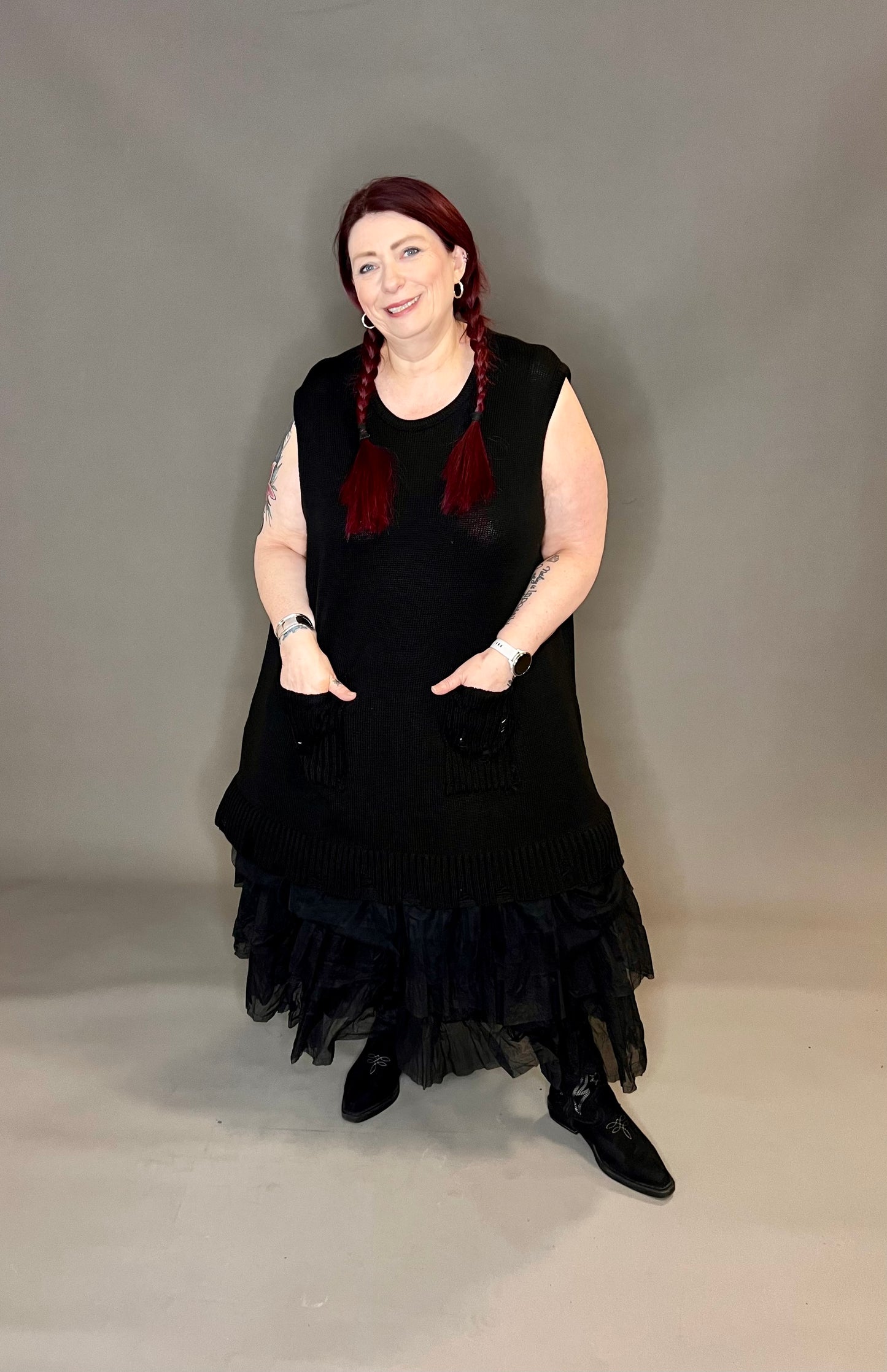 ID Clothing Over-Sized Vest Tunic (colour options available)