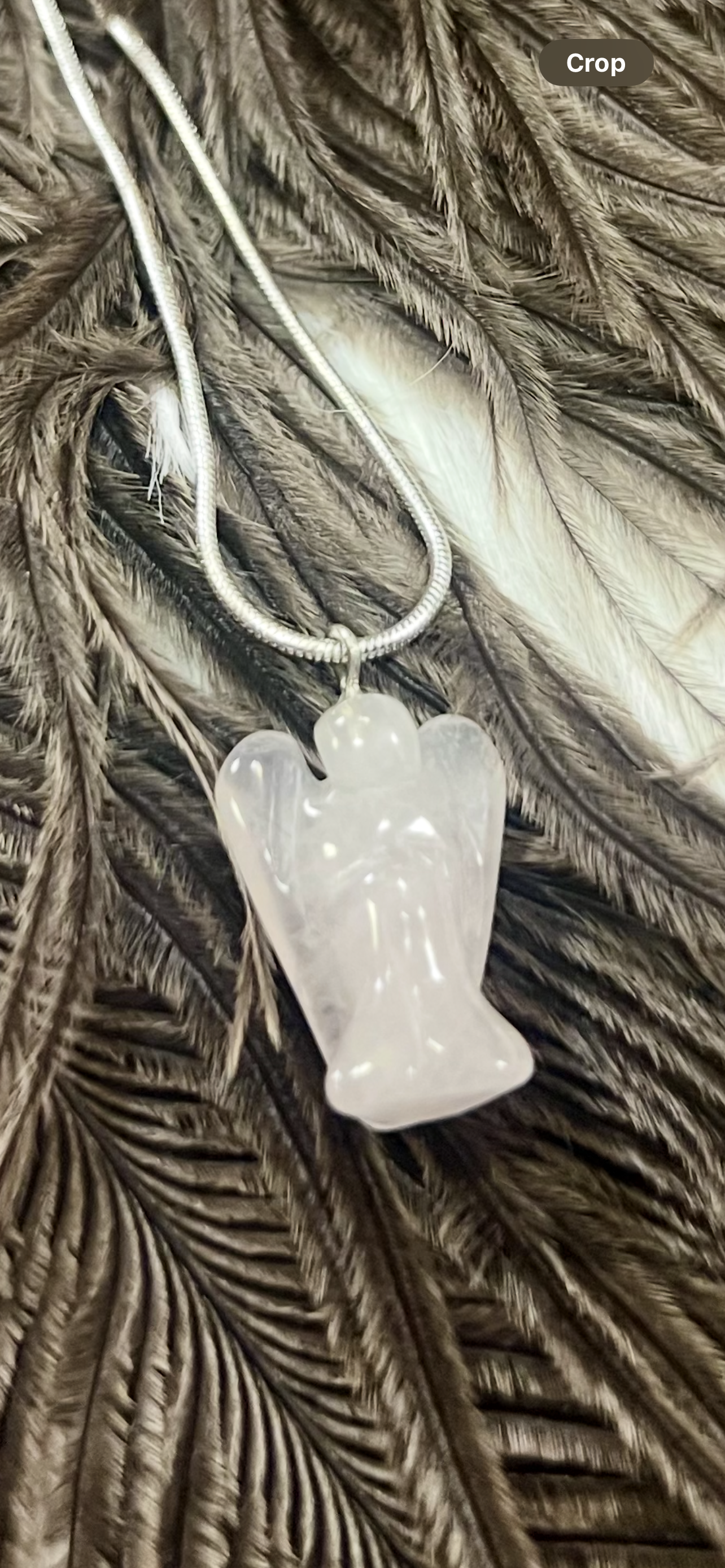 Crystal Angel Pendants by Gill M (colour options available)