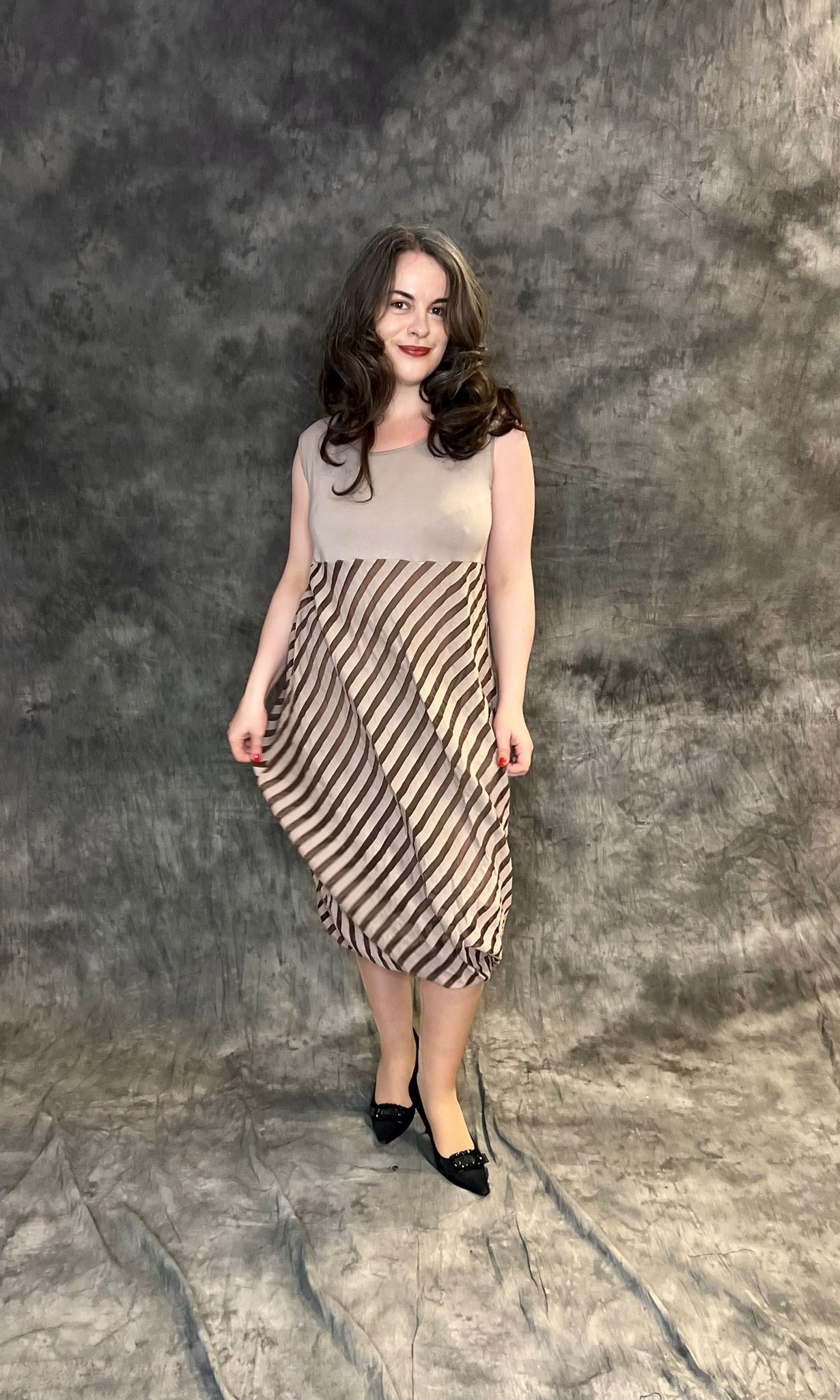 Another Girl's Treasure Out of Xile Striped Skirt Dress