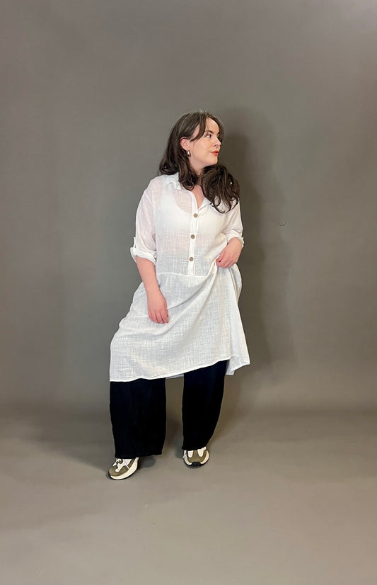 Love My Fashions Long Buttoned Tunics