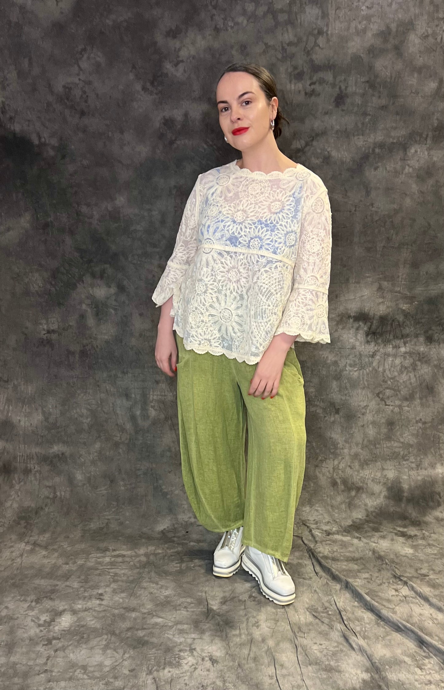 Made In Italy Puro Lino Trousers (colour options available)