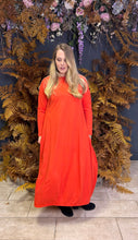 Load image into Gallery viewer, Belle + Bracken Fire Cocoon Dress