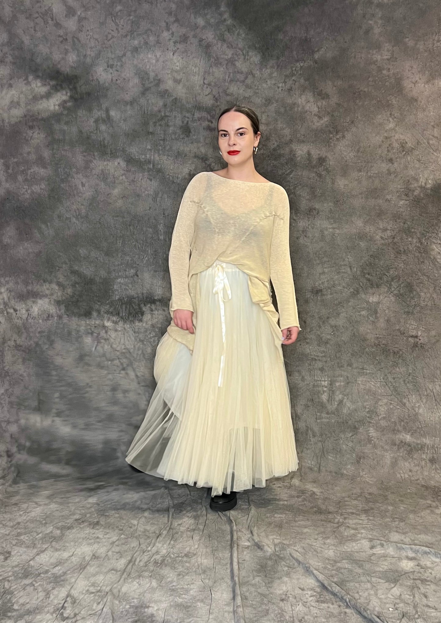 Provocation Pleated Tulle Skirt