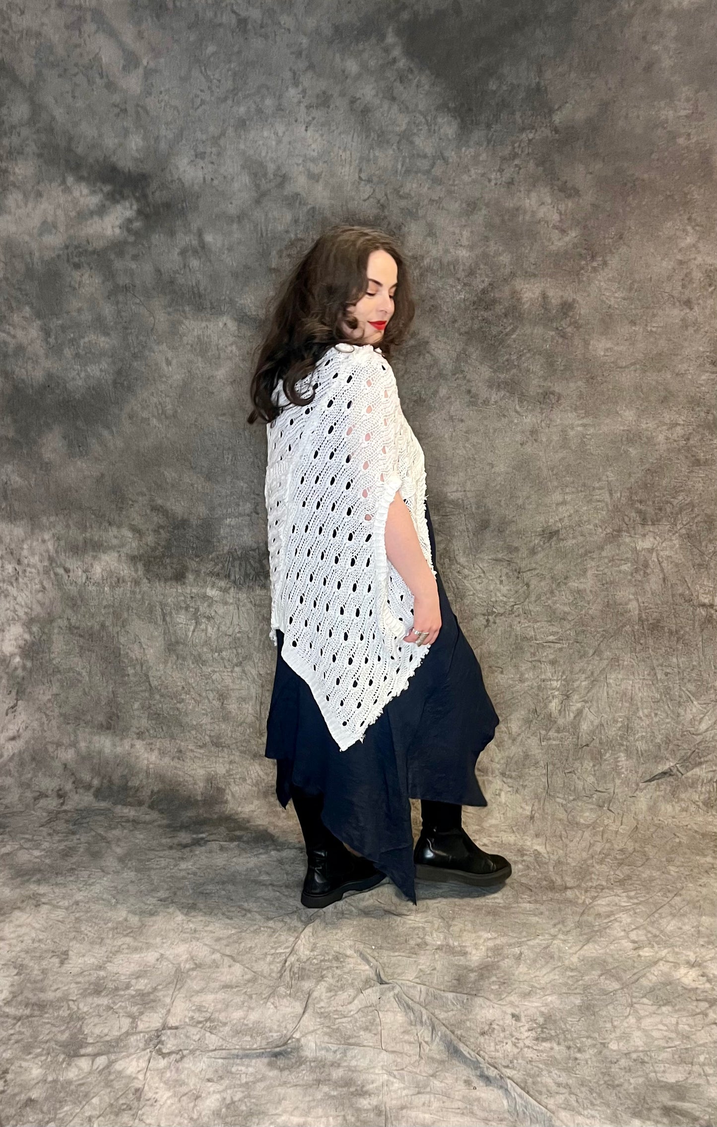 Provocation Ragged Poncho (colour options available)