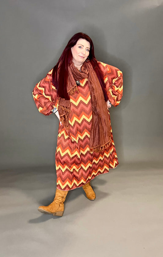 Love My Fashions Patterned Dress (colour options available)