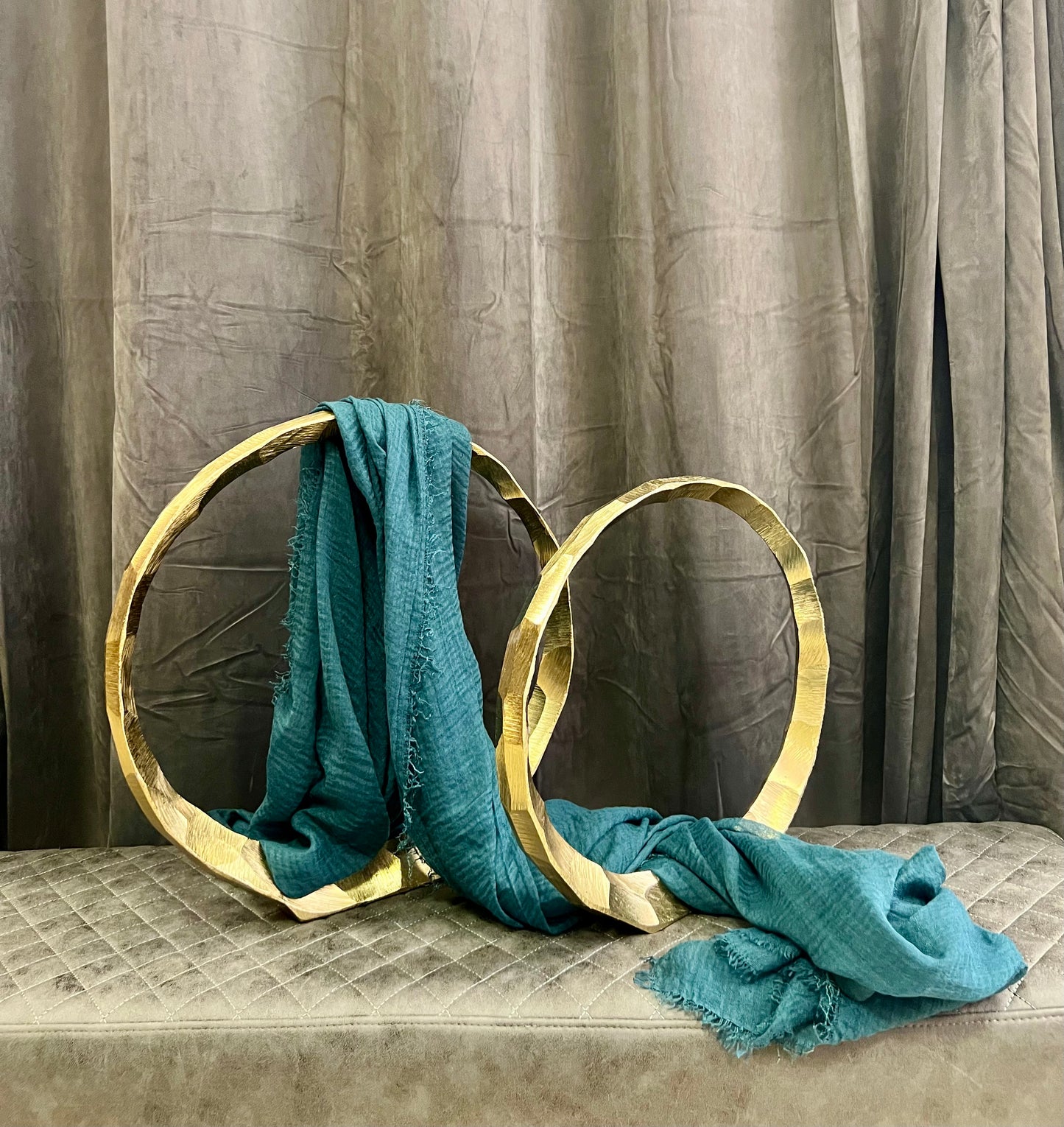 Crazy Girl Soft Block Colour Scarves