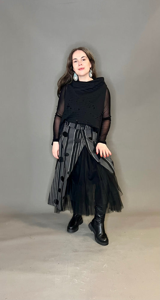 ID Clothing Double Layered Skirt