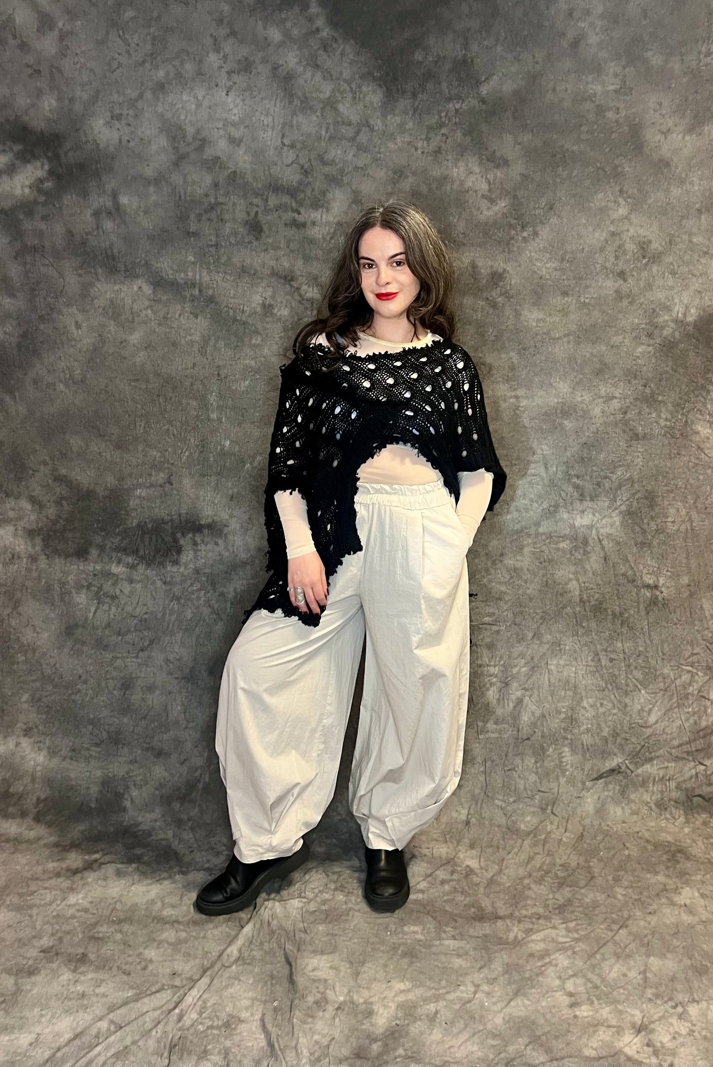Provocation Ragged Poncho (colour options available)