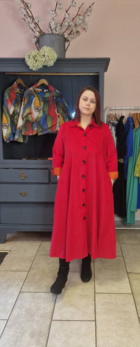 Terry Macey Red Heather Shirt Dress