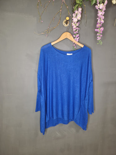 New Collection, Royal Blue Longline Top