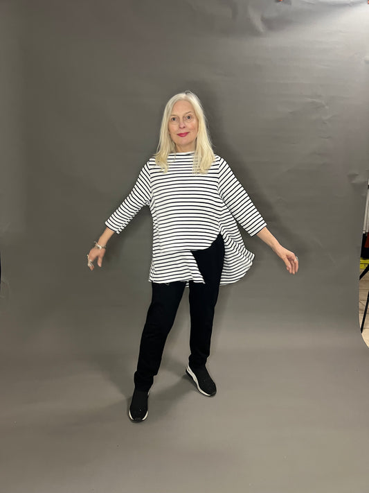 Mama B Black Jersey Trousers