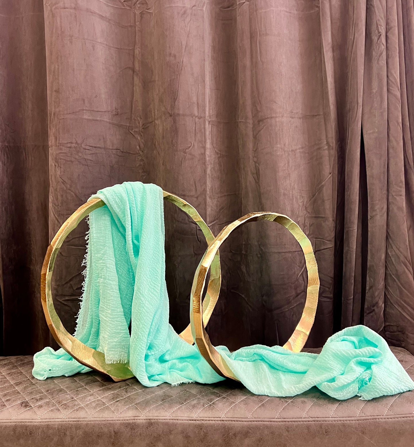 Crazy Girl Soft Block Colour Scarves