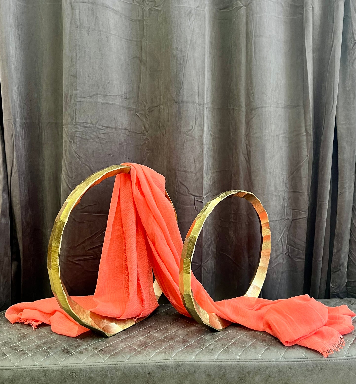 Crazy Girl Soft Block Colour Scarves