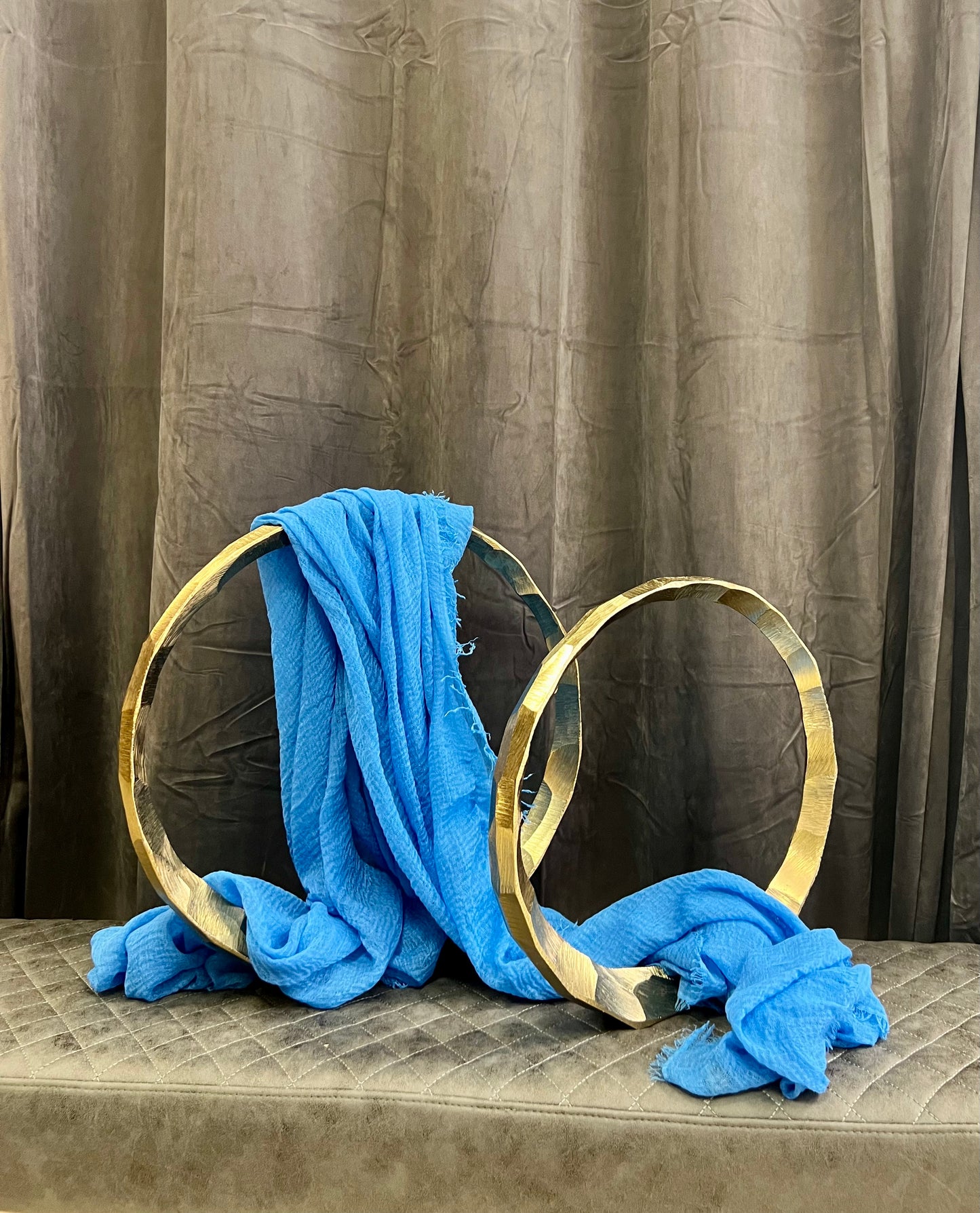 Crazy Girl Soft Block Colour Scarves