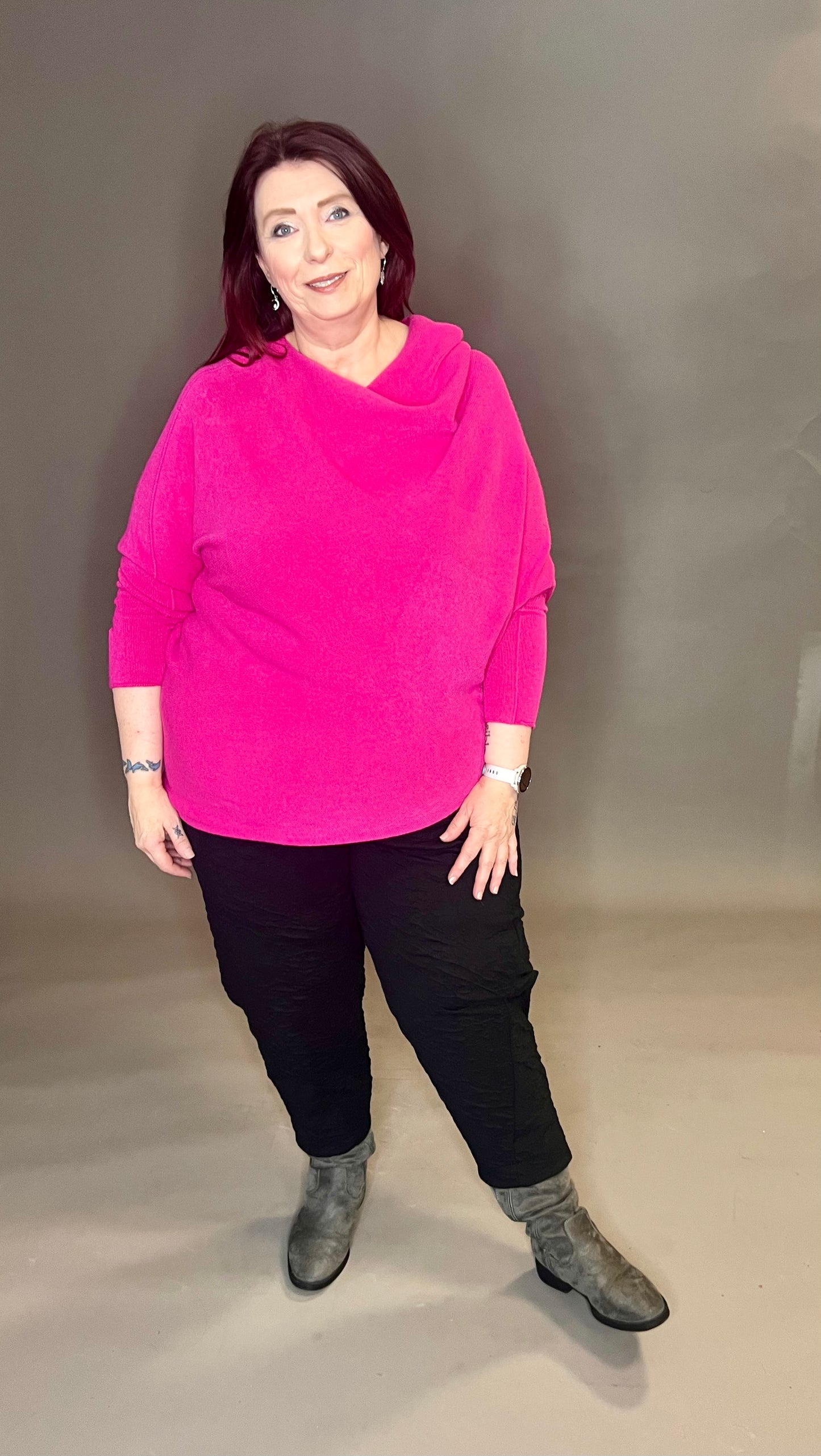 Made in Italy Upside Down Jumper (colour options available)