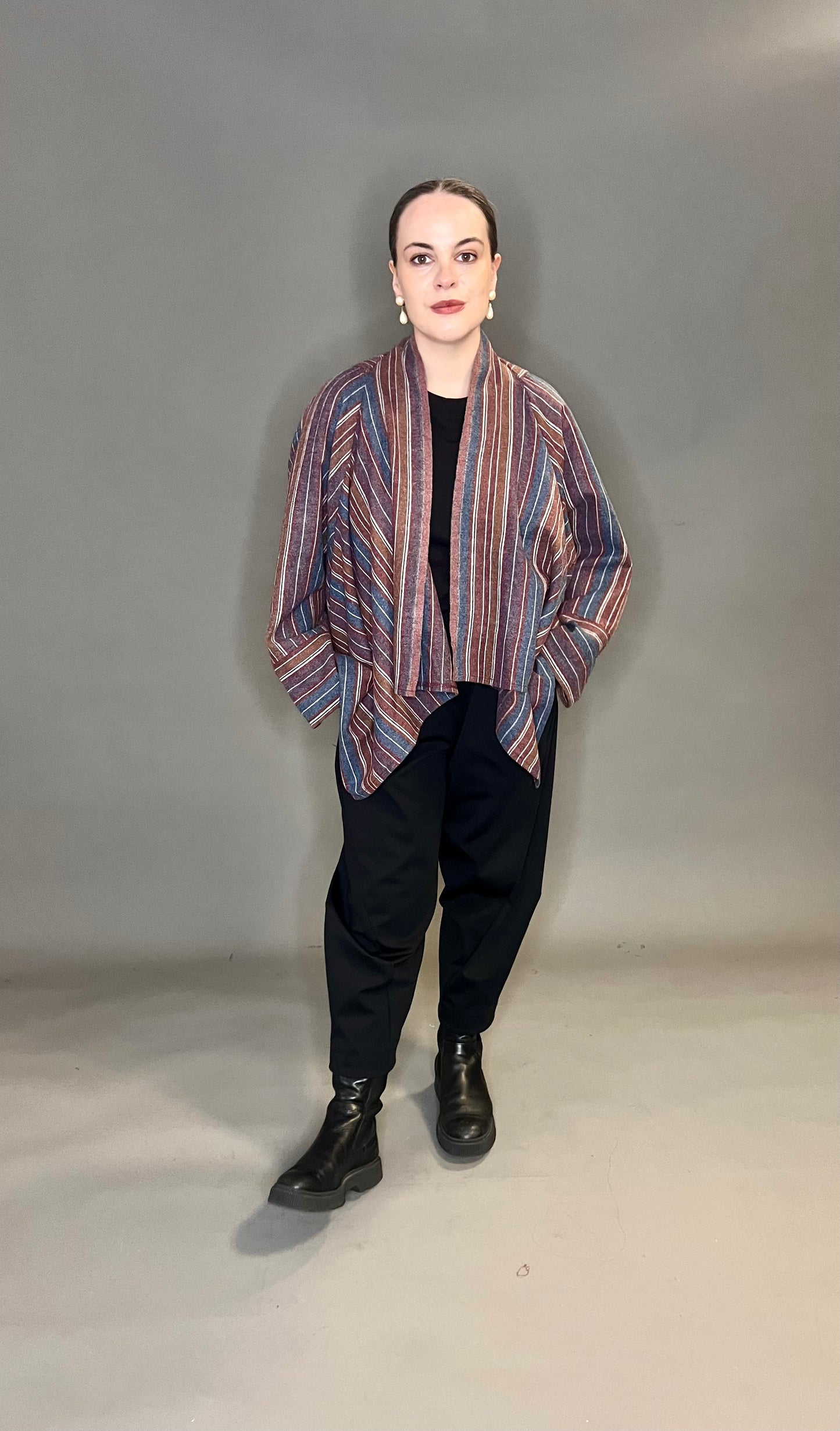 Terry Macey Tokyo Jacket in Soft Pinks and Blues