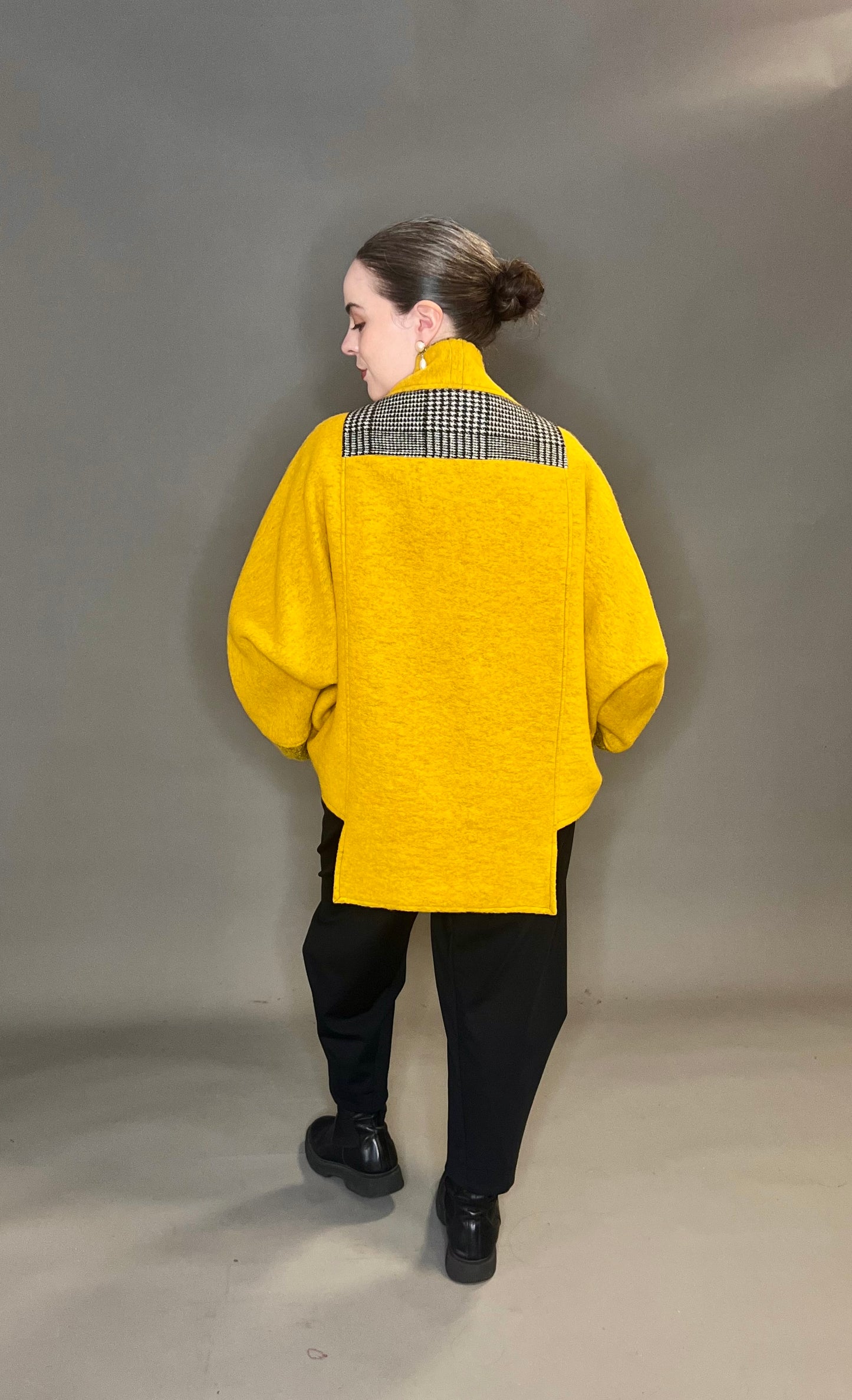 Terry Macey Tokyo Jacket in Mustard Wool