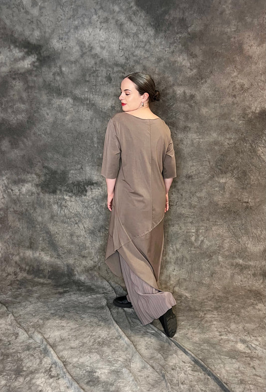 Provocation A-Symmetric Tee with Ruching (colour options available)