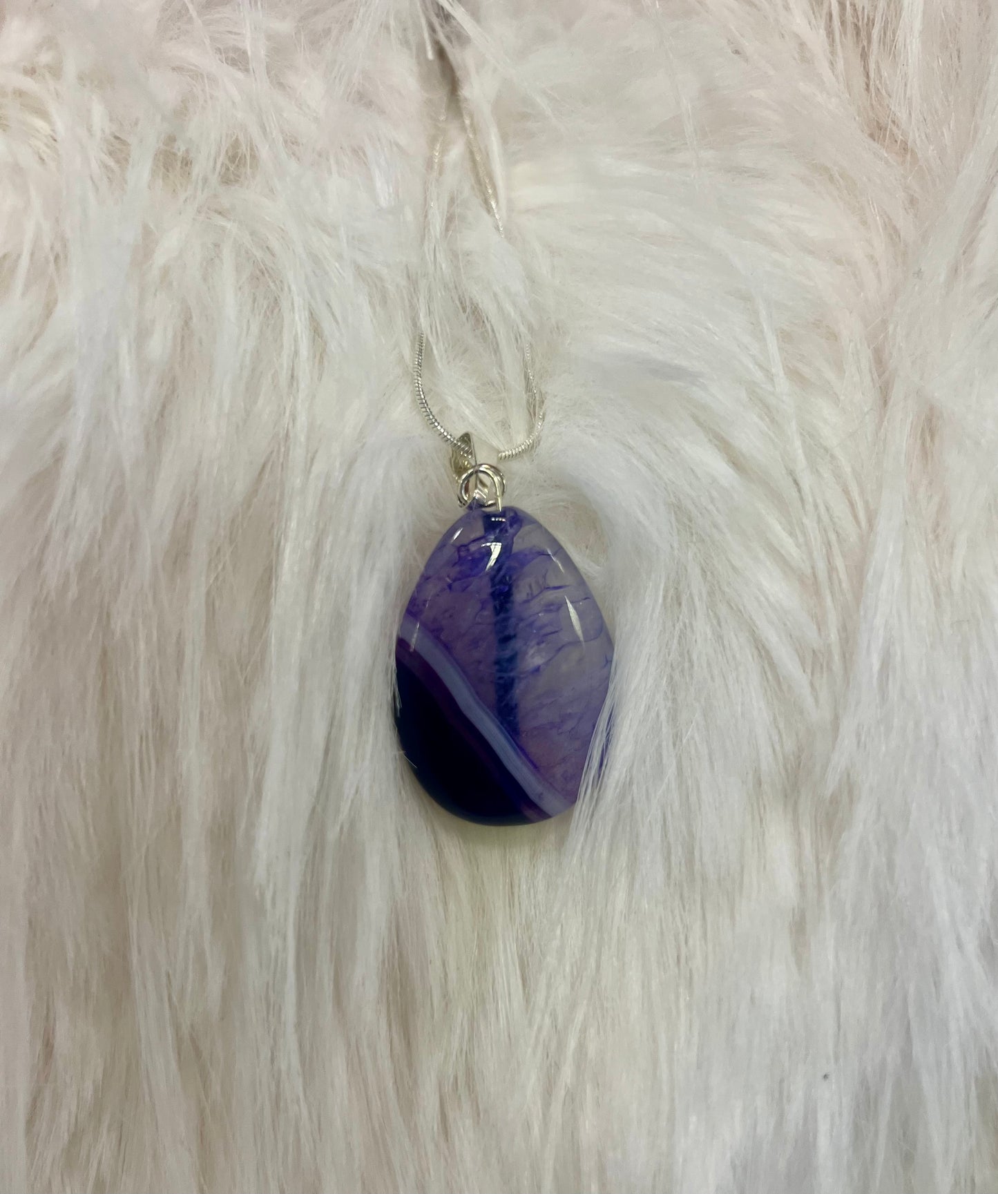 Medium Crystal Pendant Necklaces by Gill M (different options available)