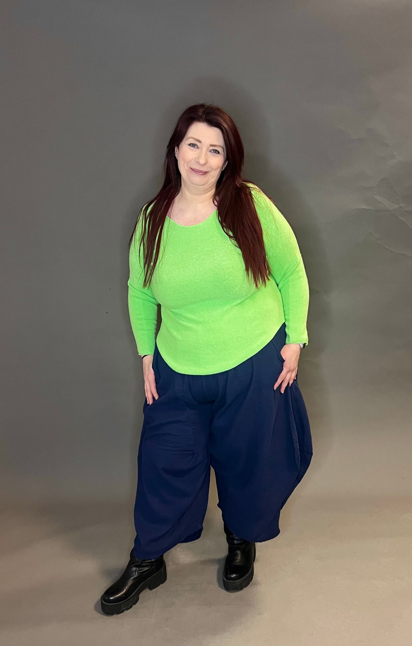 Made In Italy Basic Round Neck Knits (colour options available)