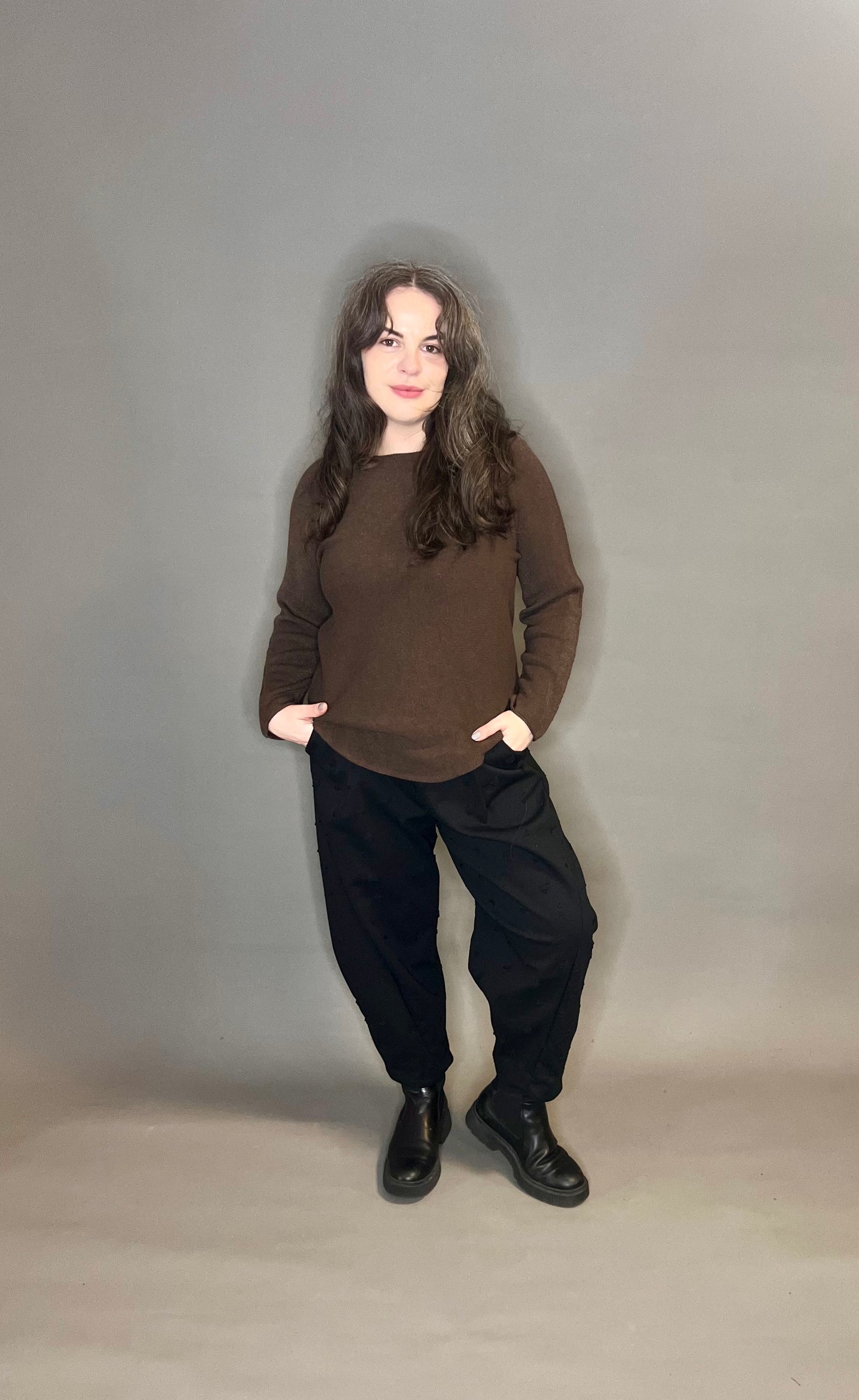 Made In Italy Round Neck Knit