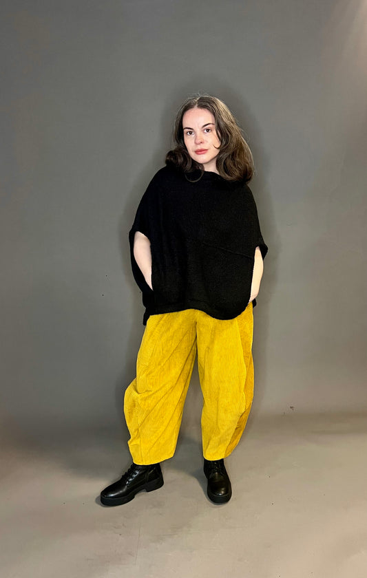 Terry Macey Turin Trousers in Gold Jumbo Cord