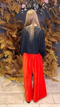 Load image into Gallery viewer, Belle + Bracken Fire Velvet Trousers