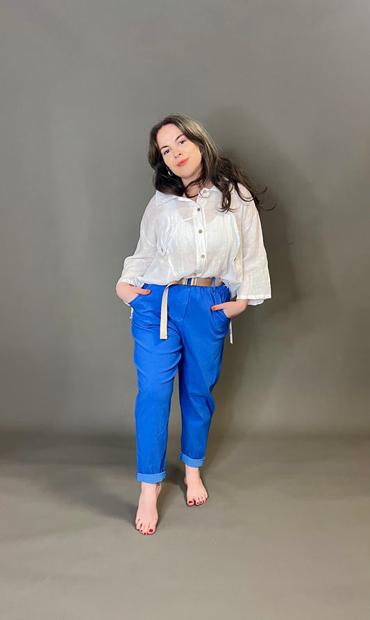 Made in Italy Belted Trousers