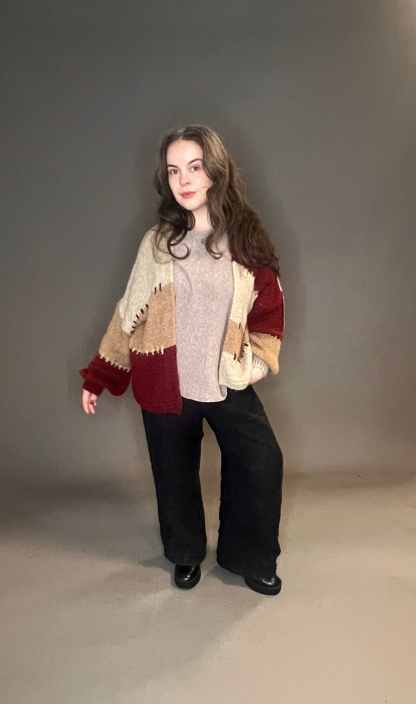 New Collection Patchwork Cardigan (colour options available)