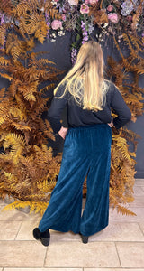 Belle + Bracken Winter Spruce Velvet Trousers