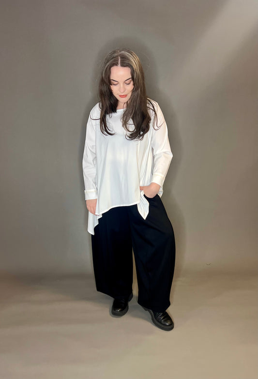 ID Clothing Wide Leg Soft Trousers