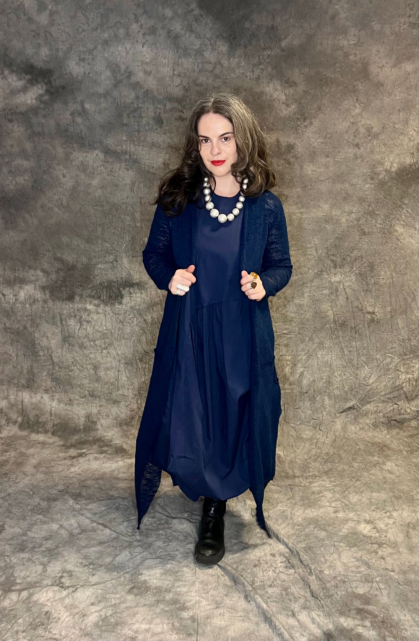 Provocation Ragged Edge Hem Cardigan