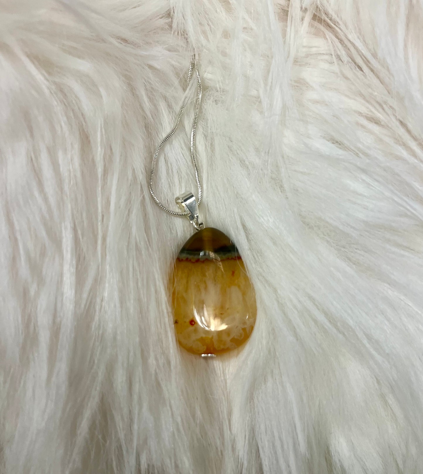 Medium Crystal Pendant Necklaces by Gill M (different options available)