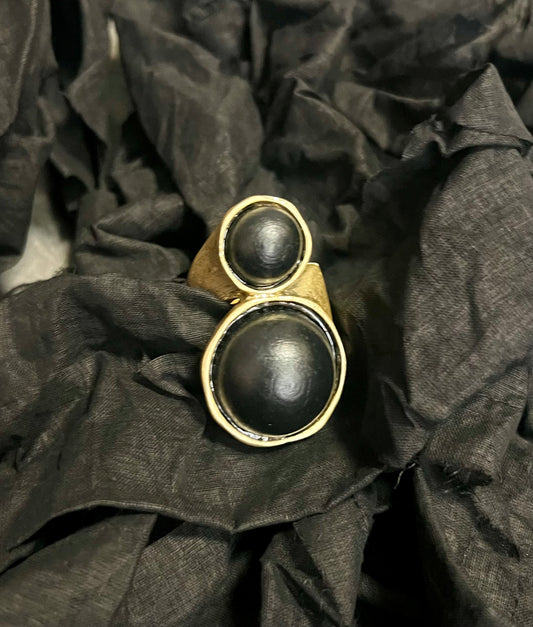 Provocation Large Double Circle Ring