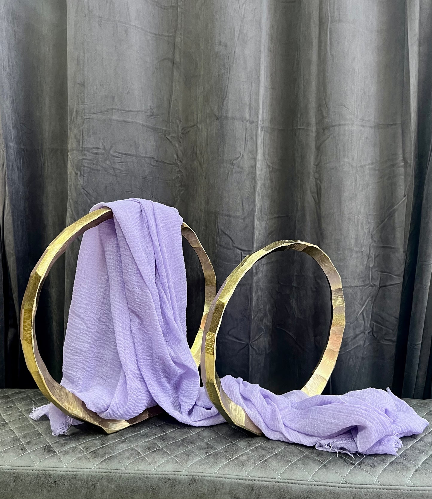 Crazy Girl Soft Block Colour Scarves