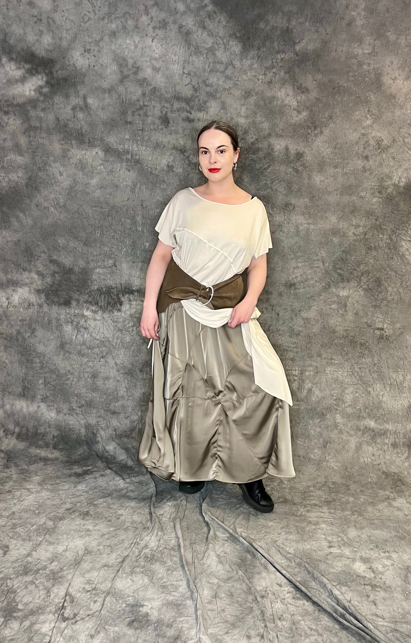 Provocation Satin Look Skirt