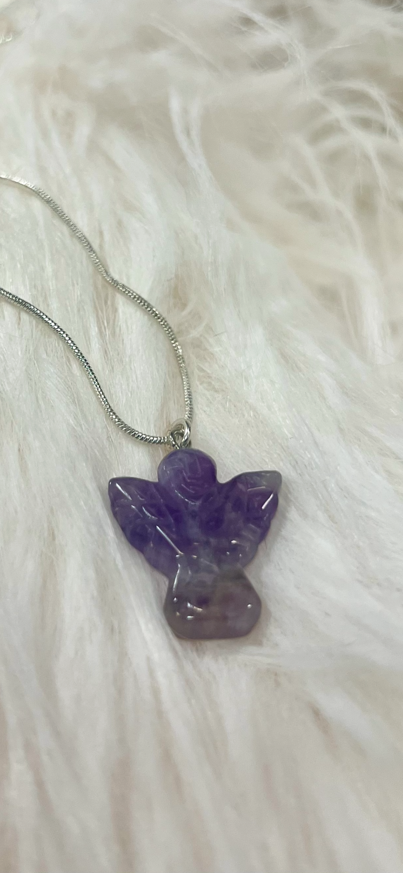 Crystal Angel Pendants by Gill M (colour options available)