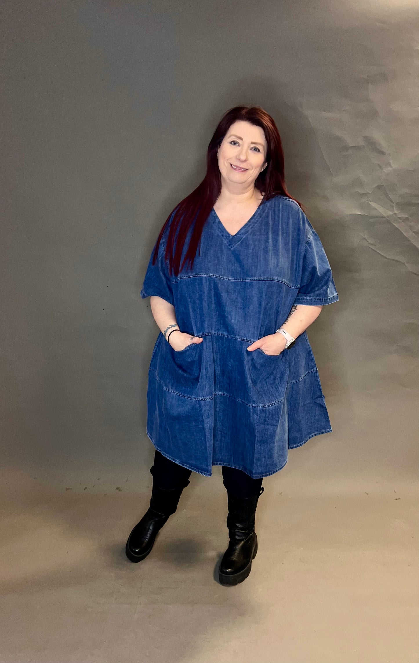 Bella Blue Denim Dress