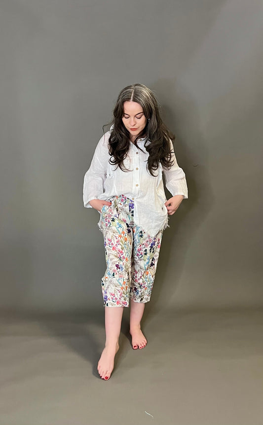 Out of Xile Floral Pedal Pushers