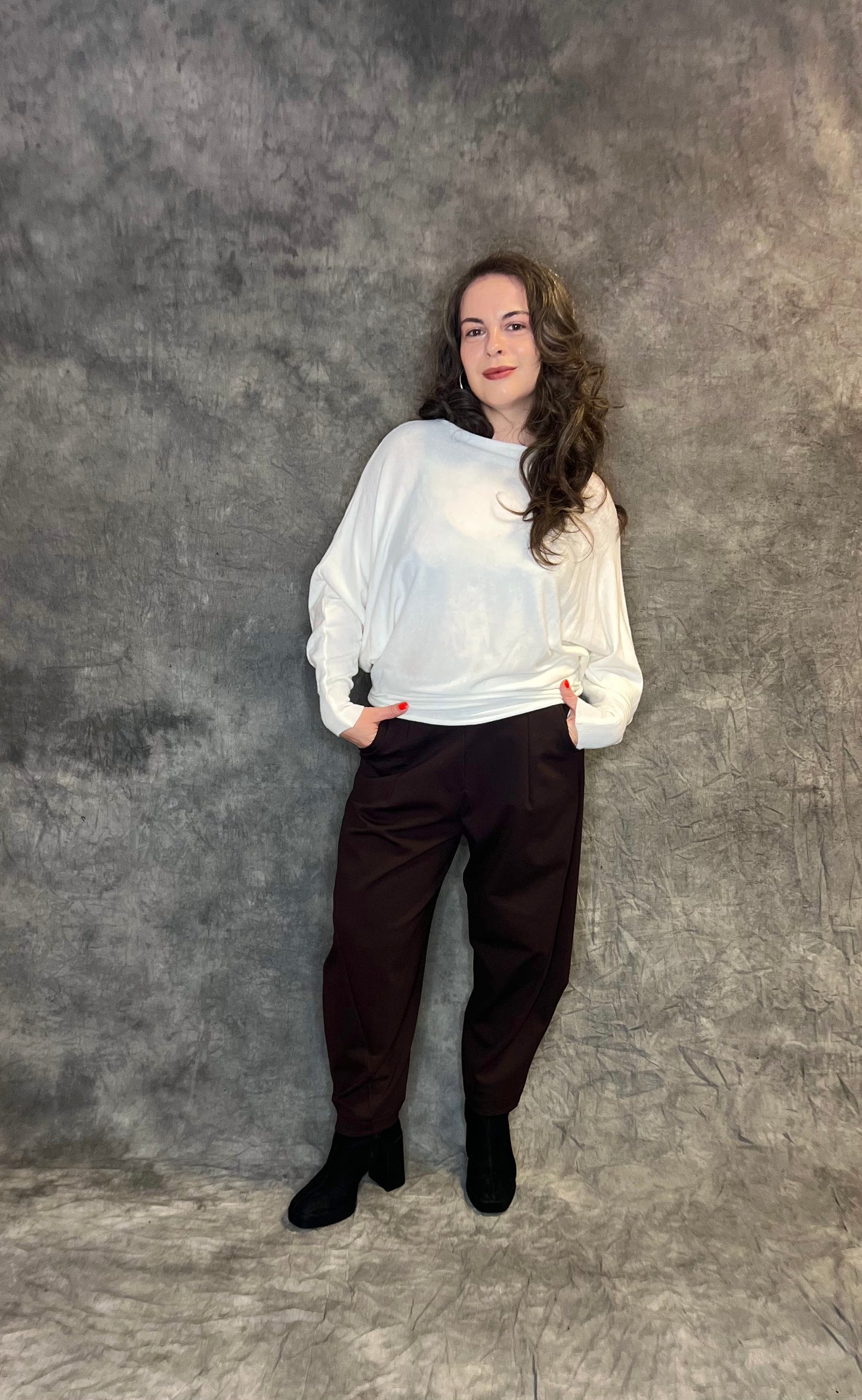 Made In Italy Batwing Fine Knit (colour options available)